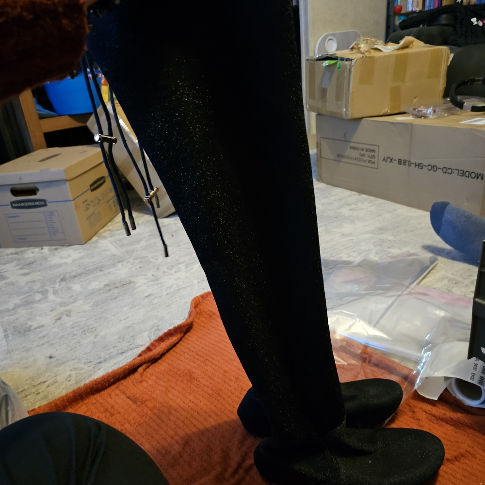 Nature Breeze Black Over the Knee Boots